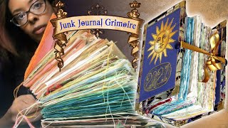 Making a Seasonal Grimoire Junk Journal Book Of Shadows Mistakes And How To Fix Them [upl. by Aicelaf708]