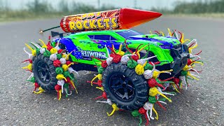 Сompilation Experiments With Cars  RC Buggy With Garlic Snappers on Wheels [upl. by Anitnegra]