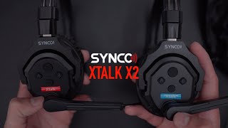 Synco XTALK X2 24GHz Wireless Headset with Mic Intercom System [upl. by Raquela838]