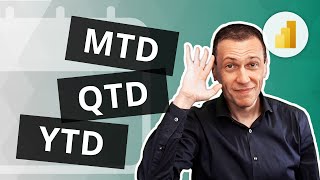 Computing MTD QTD YTD in Power BI for the current period [upl. by Seagrave]