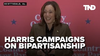 Harris campaigns on Country Over Party motto in Arizona [upl. by Noved]