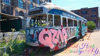 Red Hook Waterfront Trolley Brooklyn NY 2024 [upl. by Zurek]