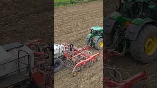 John Deere 8R 410  BOURGAULT CD872 farming traktor johndeere agriculture tractor [upl. by Carma]