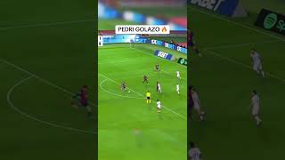 Pedri con el increíble golazo 🔥 shorts  ESPN Deportes [upl. by Halfdan302]