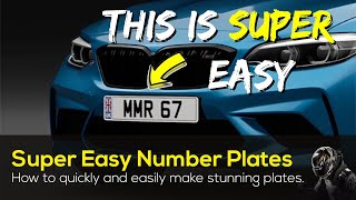 How to make the Best Custom Number Plate in Gran Turismo 7  Really Quick and Easy Method [upl. by Goldsworthy]