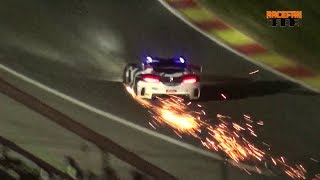 24h Spa Francorchamps big sparks at Eau Rouge 2018 [upl. by Dinan]