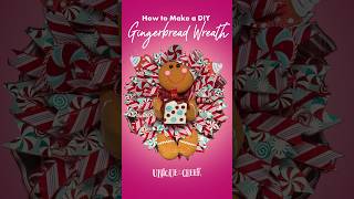 Get this super cute plush gingerbread wreath kit before it’s gone ChristmasCrafting Wreath [upl. by Aihsena889]