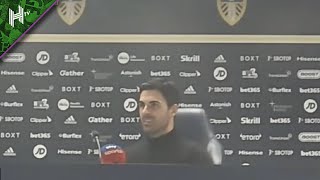 Martinelli’s passion and energy are exceptional  Leeds 14 Arsenal  Mikel Arteta press conference [upl. by Annehsat]