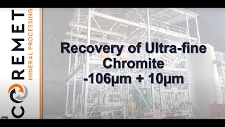 Multi Gravity Separator processing fine Chromite [upl. by Truda]