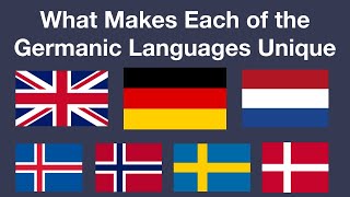 What Makes Each of the Germanic Languages Unique English German Dutch Swedish and more [upl. by Fiel7]