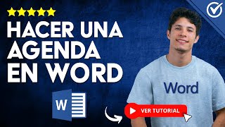 ¿Cómo Hacer una AGENDA en Word  🗒 Organiza tu Información con Word 🗒 [upl. by Etnaik]