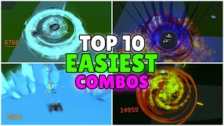 Top 10 Easiest OneShot Combos  Blox Fruits Update 20 [upl. by Philly643]