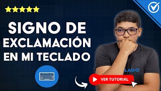 ❗​Cómo Hacer el SIGNO DE EXCLAMACIÓN o Admiración  en mi Teclado ❗ [upl. by Houston]