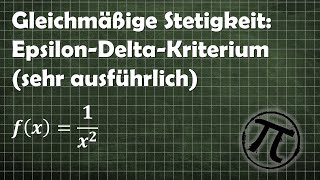 ausführlich gleichmäßige Stetigkeit von 1x2 zeigen [upl. by Gilges]