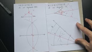 Mediatriz y Bisectriz  Dibujo Técnico [upl. by Marijo889]