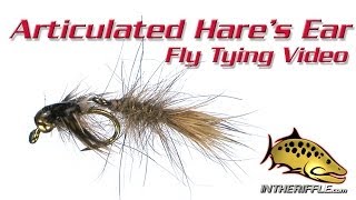 Articulated Hares Ear Fly Tying Video Instructions [upl. by Rowney431]