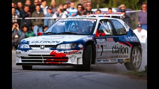 Gilles Panizzi insane driving 306 Maxi onboard HD Natural Sounds enjoy [upl. by Surbeck]