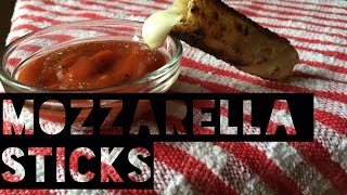 Healthy Mozzarella Sticks Recipe  How To Make Low Fat Low Calorie Mozzarella Sticks [upl. by Nilo849]