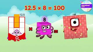 125 decimal multiplication 125 times table Educationalcorner110 learntocount [upl. by Ricarda]