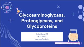 Glycosaminoglycans amp Glycoproteins  Amjad Ajam  MOL 114 PAL review session [upl. by Orozco360]