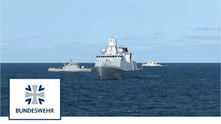 Großübung der Marine  Northern Coasts 2023  Bundeswehr [upl. by Annaek554]