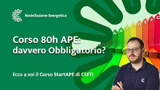 Il Corso da 80 ORE per gli APE è davvero obbligatorio [upl. by Dnomar]