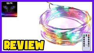 Battery Powered RGB LED Fairy Lights by Satu Brown  REVIEW [upl. by Kaete]