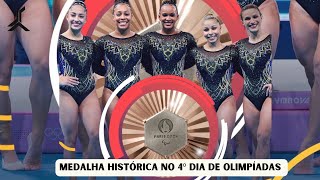 Medalha de Bronze para Ginastica do Brasil  4 dia de olimpiadas [upl. by Drusy]