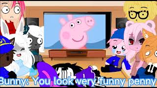 Piggy characters react to Pedro Ruins Everything Read Description [upl. by Oinotna]