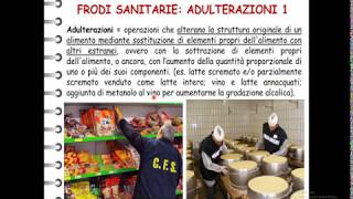 Frodi alimentari e controlli [upl. by Oneg903]