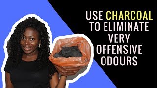 HOW TO USE CHARCOAL TO ELIMINATE VERY OFFENSIVE ODOURS [upl. by Nerrual]