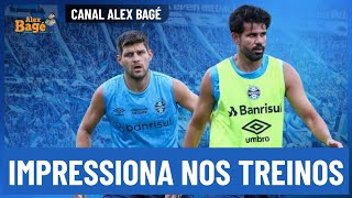 🇪🇪⚫️⚽️🔵 Diego Costa virou assunto da semana e titularidade se aproxima no Grenal [upl. by Nivloc]