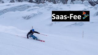 SaasFee Skifahren auf 3600 Metern [upl. by Thinia780]