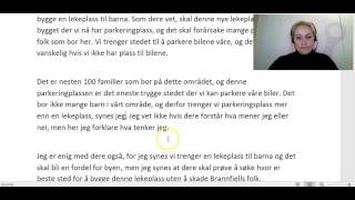 Video 118 KLAGEBREV på nivå A2B1 jeg korrigerer oppgaven [upl. by Dlaregztif]