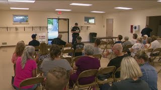 Trilby Park residents share crime concerns with Toledo police [upl. by Millard]