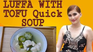 How to Cook Luffa SoupFish with Tufo Soupfood lovers [upl. by Ferree]