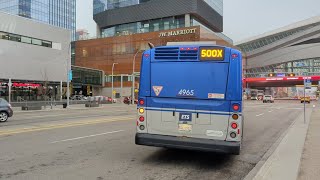 ETS Bus 201920 New Flyer XD60 4965 On 500X Downtown Express [upl. by Lussi]