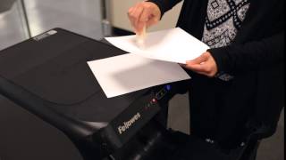 Fellowes® AutoMax™ Auto Feed Shredder  Manual Video [upl. by Aineles]