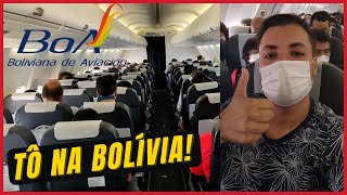 COMO É VIAJAR COM A BOA BOLIVIANA DE AVIACIÓN  Cheguei à La Paz na Bolívia [upl. by Dymoke]