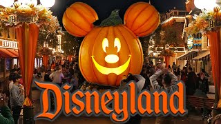 Disneyland Halloween Nighttime Walkthrough 4K POV [upl. by Enimasaj781]