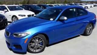 NEW BMW M235i Estoril Blue Walk Around Car Review [upl. by Hewitt38]