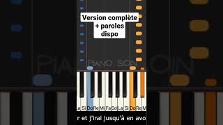 Lomepal  Decrescendo version complète dispo sur la chaîne 😍🔥  Piano Tuto Instru karaoké [upl. by Yorgo]