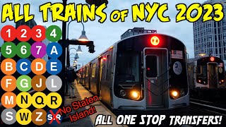 ALL TRAINS NYC 2023  Suprtoe Classic [upl. by Tat]