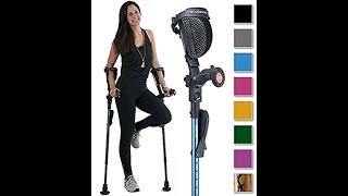 Ergobaum Ergoactives Ergonomic Forearm Crutches Reviews [upl. by Suoirred]