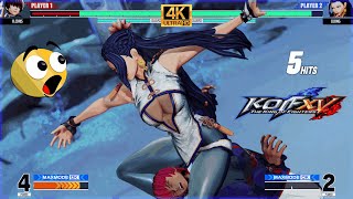 The King Of Fighter XV TKOF XV Oroshi Chris VS Luong SUPER COMBOS [upl. by Leonid]