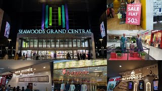 Seawoods Grand Central Mall Navi Mumbai  50 off  Full Tour  Latest Video [upl. by Newob]