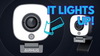 AIRHUG 13 2K Webcam with Ring Light Review [upl. by Elliven932]