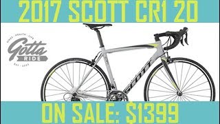 2017 Scott CR1 20  On Sale  1399 was 2000 [upl. by Aikemot]