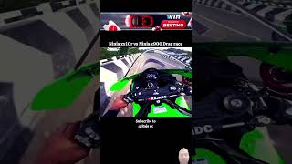 Kawasaki zx10r Vs Kawasaki z900 speed Takkar shorts rider [upl. by Uriah]