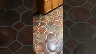 Octagonal Mexican Saltillo Tile Installation by Professional Tile Contractor Houston [upl. by Suidualc]